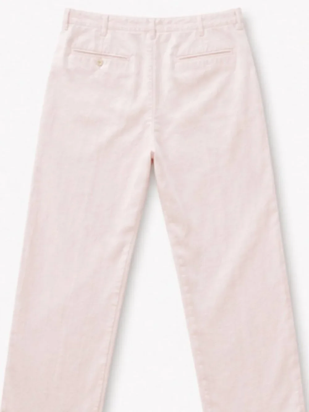 Coastal 100% Linen Resort Pants Blush Pink Men's Perry Ellis 40 Italian Riviera